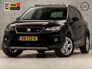 SEAT Arona 1.0 TSI FR Sport Automaat (APPLE CARPLAY, GROOT NAVI, CLIMATE, STOELVERWARMING, SPORTSTOELEN, SFEERVERLICHTING, GETINT GLAS, PARKEERSENSOREN, CRUISE, NIEUWSTAAT)