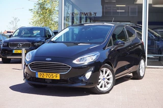 Hoofdafbeelding Ford Fiesta Ford Fiesta 1.0 EcoBoost Titanium 3deurs | Airco | Navigatie | Elek. pakket | Zwart | 2017 | Inruil mogelijk
