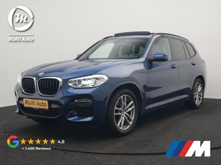 BMW X3 xDrive20i M Sport Shadow 184pk Dealer O.H | Trekhaak af Fabriek | Panodak | Adaptive Cruise | Sportstoelen Memory | Harman Kardon |  Head Up | 19"L.M | BLIS |