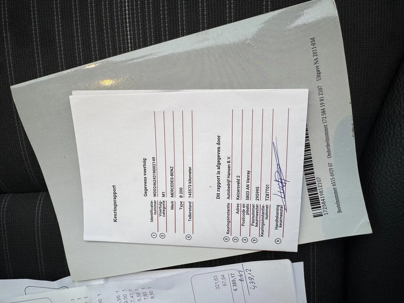 Hoofdafbeelding Mercedes-Benz B-Klasse