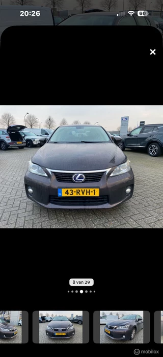 Lexus CT 200h Business Line handel exsport