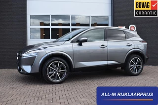 Hoofdafbeelding Nissan QASHQAI Nissan Qashqai 1.3 MHEV 158PK X-Tronic Tekna + | Panodak | Leder | Navi | BOSE | Incl. garantie