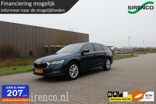 Skoda Octavia Combi 1.5 TSI nieuw model trekhaak carplay adaptive cruise stoelverwarming virtual cockpit led navigatie sfeerverlichting