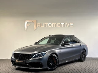 Mercedes-Benz C-klasse AMG 63 S Pano|Kuip|Ceramic|HuD|Memory