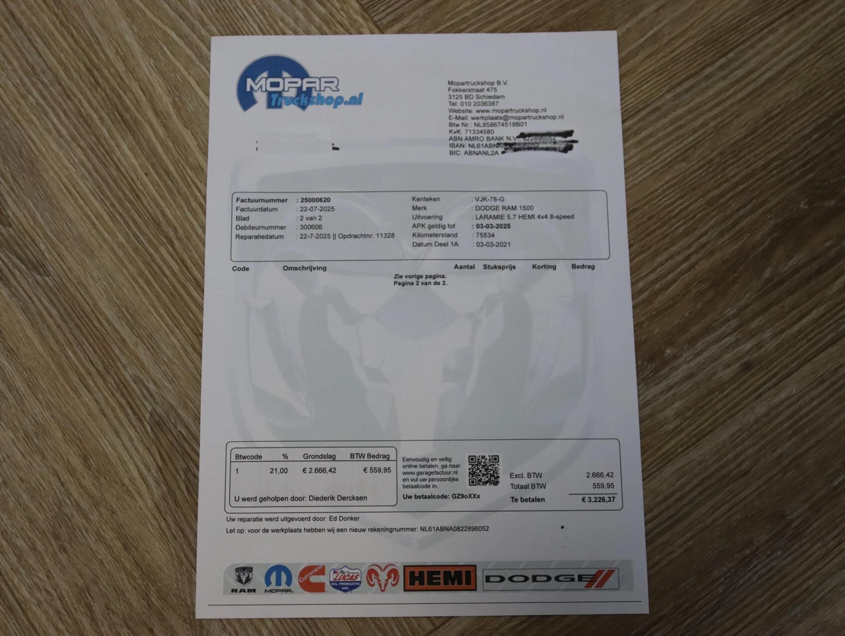 Hoofdafbeelding Dodge Ram 1500
