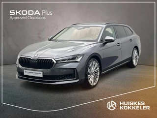 Skoda Superb Combi Business Edition 1.5 eTSI 150pk DSG Automaat Adaptive cruise control, Panoramadak, Lederen bekleding, Elektrische achterklep, Navigatie, Stoelverwarming