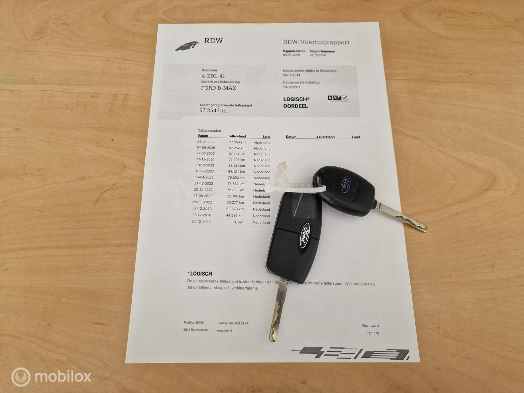 Hoofdafbeelding Ford B-MAX