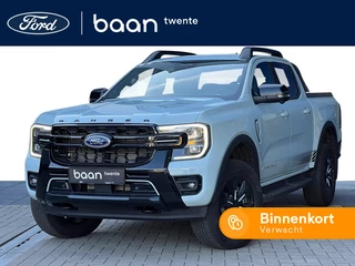 Hoofdafbeelding Ford Ranger Ford Ranger Stormtrak Double Cab PHEV 281 PK | Binnenkort verwacht | 5 zitplaatsen | 3.500 KG Trekhaak | Chili Grey |