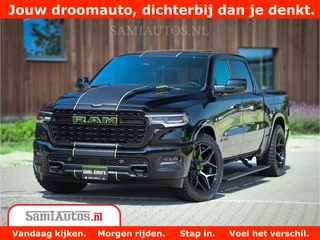 Dodge Ram 1500 Limited Night High Output 540HP 706Nm | Massage + Full Option | De Meest Luxe en Volle Pick-Up in zijn Klasse | Comfortabele Dubbele Cabine met Royale 5 Zitplaatsen | BPM vrij | Nu Leverbaar uit Voorraad | Voorraad Nr 2300 - 7689