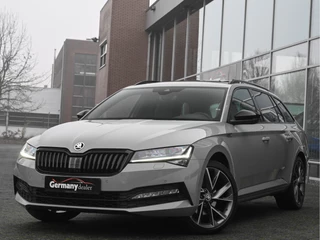 Škoda Superb Combi 1.5 TSI 150PK ACT Sportline Business Pano Matrix ACC BSM DCC Elektr. Zetels Stuur/Stoel/Achterbank verw. Tr.haak VOL!!