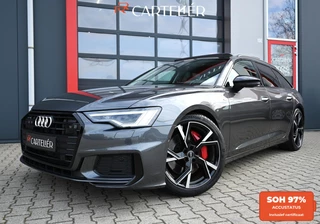 Audi A6 Avant 55 TFSI e S-Line Quattro Competition | Dec 22 | Pano | Vol Leder | Matrix Led | Carplay | Stoel & Stuurwielverwarming | Zwenkbare Trekhaak | Keyless | ACC | Ambient | Daytona | 17.9 kWh | Nieuwstaat | SOH 97% | 20''