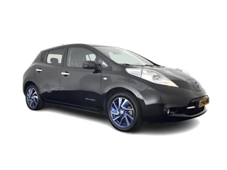 Nissan Leaf Tekna 24 kWh (Incl-Battery){Soh-75%} Aut. *HEATPUMP | VELOURS | DIGI-COCKPIT | CRUISE | NAVI-FULLMAP | HEATED-COMFORTSEATS | PDC | ECC | PRIVACY-GLASS | CAMERA | 17"ALU*