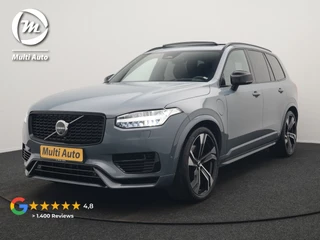 Volvo XC90 T8 Recharge AWD Ultimate Dark 7 Persoons LONG RANGE Plug In Hybrid 455pk Dealer O.H. PHEV | Trekhaak Af Fabriek | Panodak | Luchtvering |  Adaptive Cruise | Head Up | 360 Camera | Harman / Kardon | Lederen Sportstoelen Memory & Verwarmd | 22"L.M | Stuur Verwarmd | Keyless |