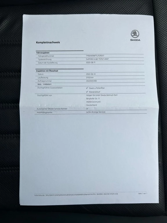 Hoofdafbeelding Škoda Superb