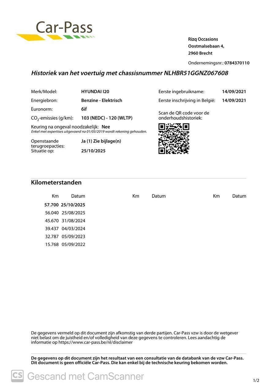 Hoofdafbeelding Hyundai i20