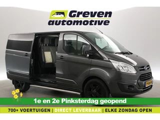 Ford Transit Custom 2.0 TDCI L1H1 Limited 170PK | Dubbele Cabine | Aut. | Airco | Cruise | Navi | Trekhaak | 2xSchuifdeur