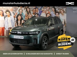 Hoofdafbeelding Dacia Bigster Dacia Bigster 1.8 Hybrid 155 Journey - Occasion Lease vanaf €579p/m - *DEMO!* *Two-Tone kleurstelling!* - Dodehoek - sensoren v+a - 360 camera