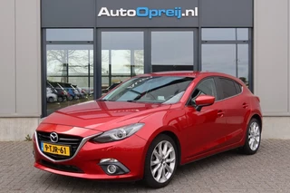 Mazda 3 2.0 GT-M Clima, NAVI, Head-up, PDC, Trekhaak afnb, Leder bekl, Stoelverwarming