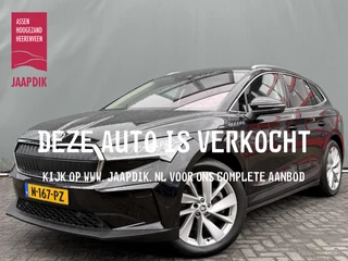 Škoda Enyaq iV BWJ 2022 204 PK 80 LEDER | FULL LED | ADAPTIVE CRUISE | STOEL + STUURVERW. | DAB | CAMERA | ELEKTR. STOELEN | ELEKTR. ACHTERKLEP | CARPLAY + ANDROID | NAVI | LMV
