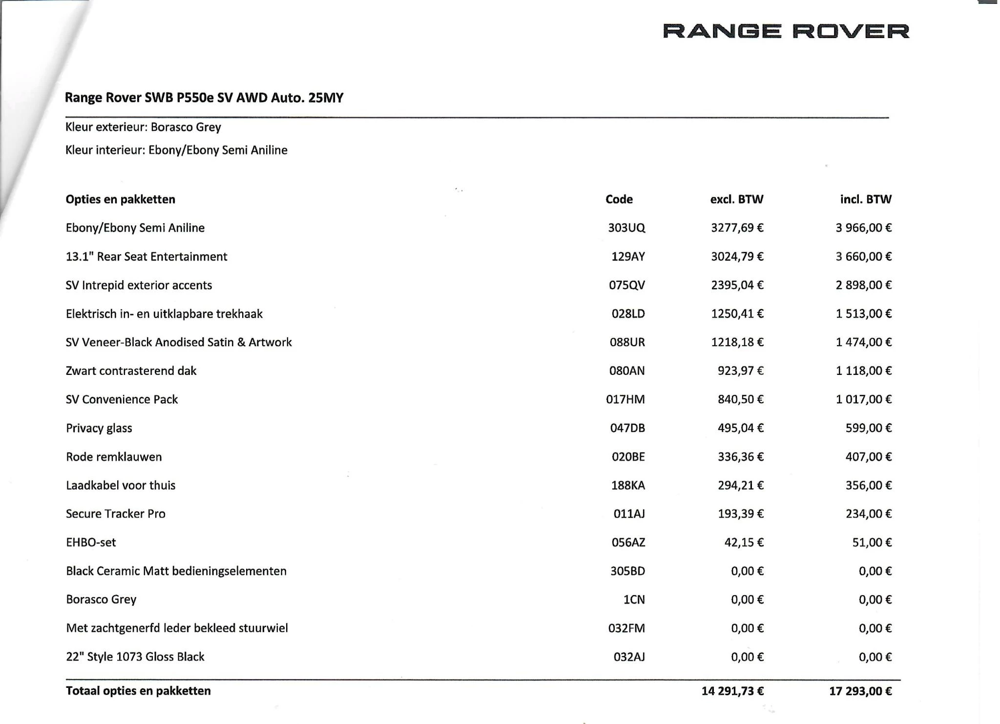 Hoofdafbeelding Land Rover Range Rover