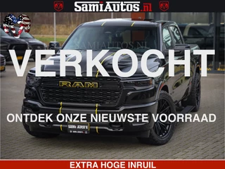 Dodge Ram 1500 Limited Night H.O 540HP 706Nm | Massage + Full Option | De Meest Luxe en Volle Pick-Up in zijn Klasse | Comfortabele Dubbele Cabine met Royale 5 Zitplaatsen | BPM vrij | Nu Leverbaar uit Voorraad | Voorraad Nr 2329 - 5135