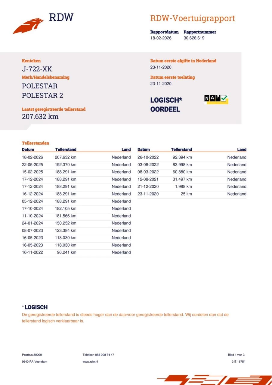 Hoofdafbeelding Polestar 2