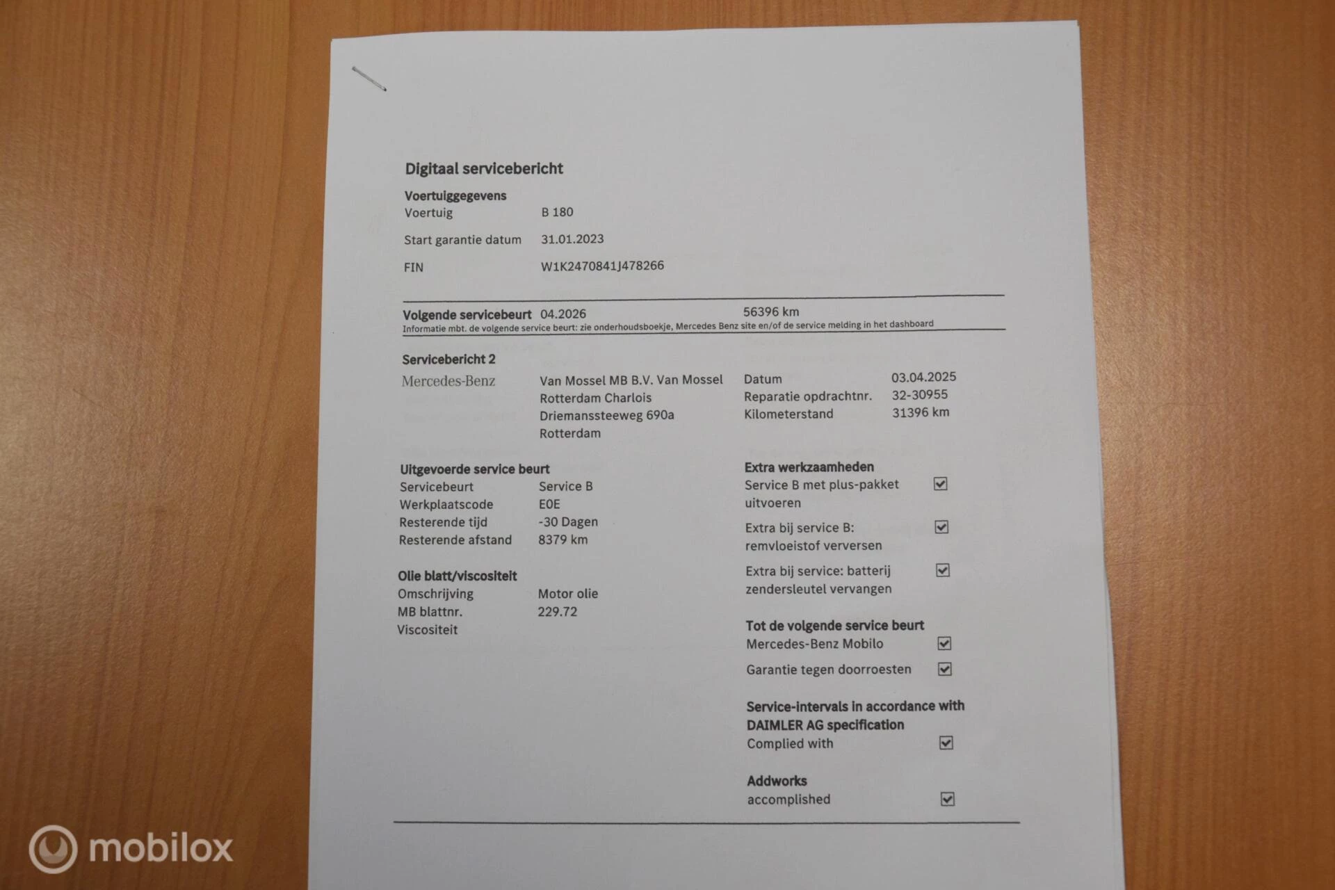 Hoofdafbeelding Mercedes-Benz B-Klasse