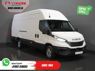 Iveco Daily 35S18HV 3.0 180 pk Aut. L4H3 BPM VRIJ! LED/ Virtual Cockpit/ Adapt.Cruise/ Gev.stoel/ 270gr deuren/ Navi/ Climate/ Carplay/ Camera/ PDC/ LMV