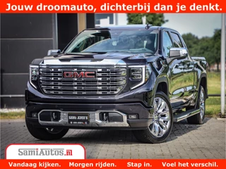 GMC Sierra DENALI | All-In Prijs | 6,2 V8 Full Option | De Meest Luxe Pick-Up in zijn Klasse | Comfortabele Dubbele Cabine met Royale 5 Zitplaatsen | BPM vrij | Nu Leverbaar uit Voorraad | Voorraad Nr 420229