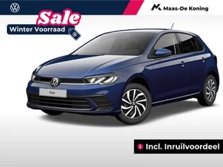 Volkswagen Polo Life Edition 1.0 TSI 95 pk 5 versn. Hand · achteruitrijcamera · incl. inruilvoordeel ·