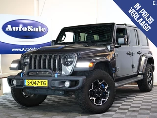 Hoofdafbeelding Jeep Wrangler Jeep Wrangler Unlimited 4XE 380 PHEV RUBICON CARPLAY LEER LED '22