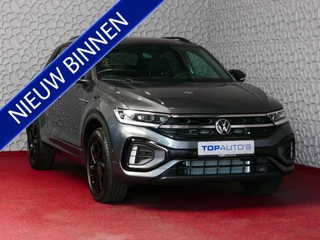 Volkswagen T-Roc 1.5 TSI 150PK R-LINE BLACKLINE EVO IQ LIGHT ALCANTARA ELEK.KLEP CARPLAY STOEL/STUUR VERW. 18"LMV VIR.COCKPIT 10/2024 70 BIJNA NIEUWE VOLKSWAGEN'S UIT VOORRAAD LEVERBAAR