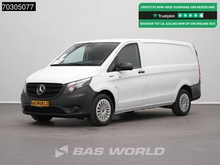 Mercedes eVito Elektrisch L2H1 280km WLTP Snelladen Navi Airco Cruise Camera Airco Cruise control