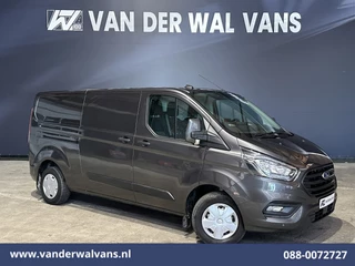 Ford Transit Custom 2.0 TDCI 131pk L2H1 Euro6 Airco | Navigatie | Apple Carplay | LED | 2800kg Trekhaak | Cruisecontrol Parkeersensoren, Bijrijdersbank