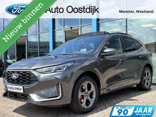 Ford Kuga 2.5 PHEV ST-Line X 243PK Elek. Trekhaak Panodak AGR Stoelen Adaptieve Cruise 2100KG Trekgewicht Winterpack Camera Blind-Spot Navi Climate B&O *Full Options*