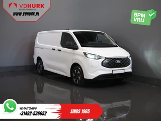 Ford E-Transit Custom Trend 65 kWh 330 km WLTP Garantie t/m 2029/ LED/ Standkachel/ Snellader/ 2.3t Trekverm./ Stuurverw./ Stoelverw./ Carplay/ Camera/ PDC/ Cruise