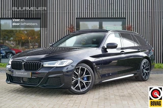 BMW 5-serie Touring 530e High Executive M | Dealer onderhouden | Softclose | Stoelverwarming & Massage | Schuif/kanteldak | Trekhaak | Head Up Display | Stuurwielverwarming | Laser koplampen | Ambiance verlichting |