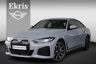 BMW i4 eDrive40 | M Sport | Brooklyn Grau | Alcantara | Camera | Parkeersensoren voor en achter | 19" LM M Y-Spaak | Navigatie | PS
