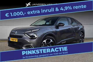 Citroen C4 1.2 Puretech Shine AUTOMAAT ! Cruise Control Adaptief Afneembare Trekhaak Achteruitrijcamera Dodehoek Detectie Head-up Display Lichtmetalen Velgen 5-Spaaks 18"