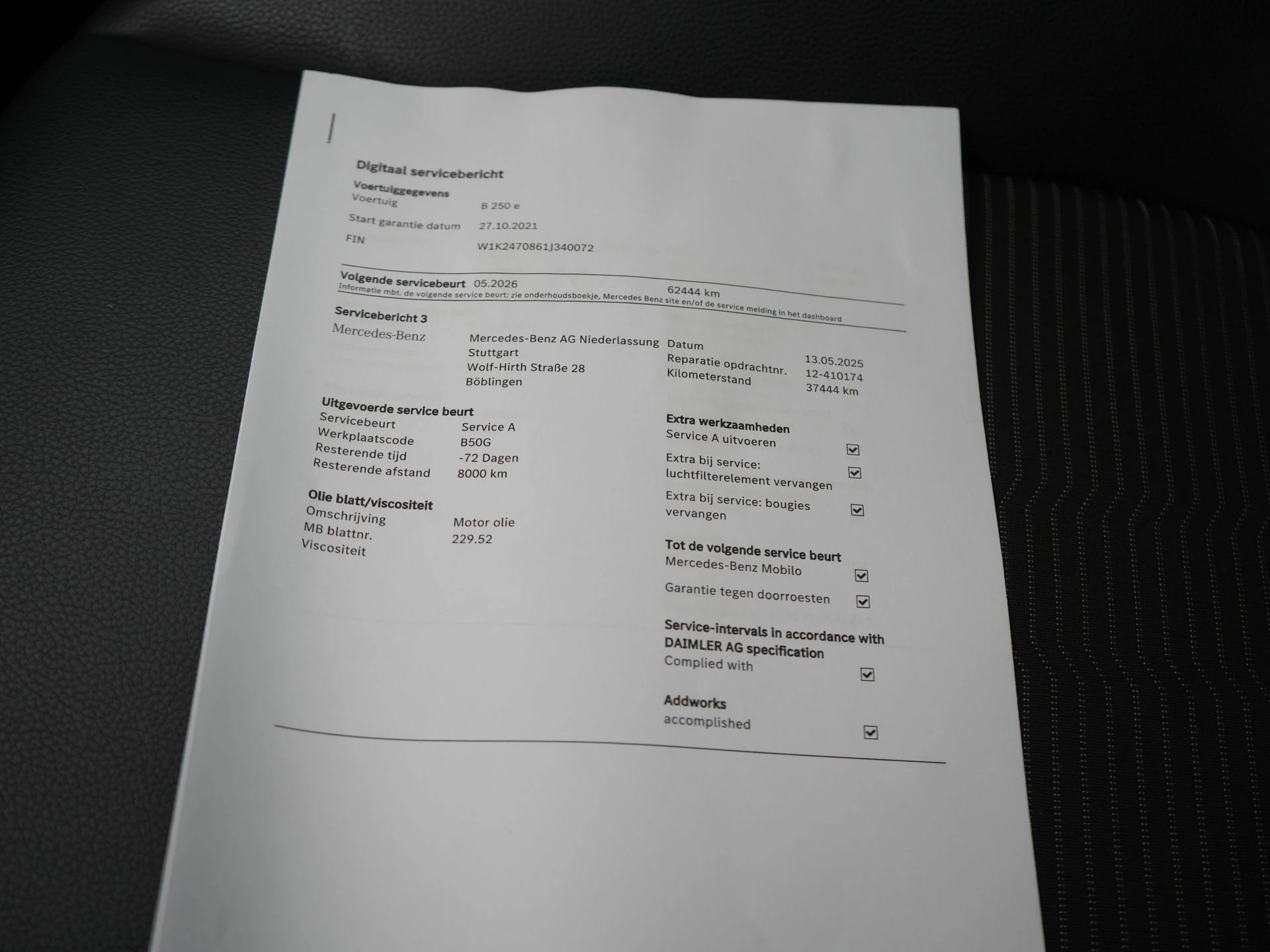 Hoofdafbeelding Mercedes-Benz B-Klasse