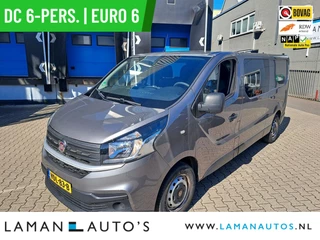 Fiat Talento 1.6 EcoJet 125 pk L2H1 2900 DC 6-pers. Pro Edition | Rijklaarprijs Dubbele Cabine Nieuwe banden Euro 6 Lengte 2 Airco Navi Cruise Trekhaak Metallic | Voorschoten