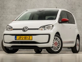 Volkswagen up! 1.0 High Up Sport (AIRCO, BLUETOOTH, SPORTSTOELEN, GETINT GLAS, LM VELGEN, MULTIFUNCTIONEEL STUURWIEL, NIEUWSTAAT)