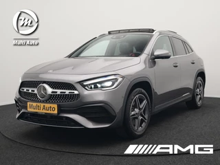 Mercedes-Benz GLA 250 e AMG Line Plug in Hybrid 218pk Dealer O.H | PHEV | Trekhaak af Fabriek | Panodak | Head Up| Adaptive Cruise | Apple Carplay | 360 camera | Sfeerverlichting | Lederen Sportstoelen Verwarmd | Widescreen Display | Navigatie | DAB |