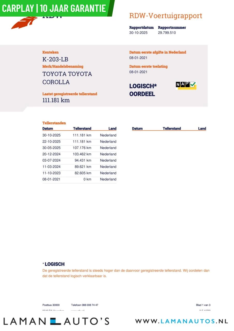 Hoofdafbeelding Toyota Corolla Touring Sports