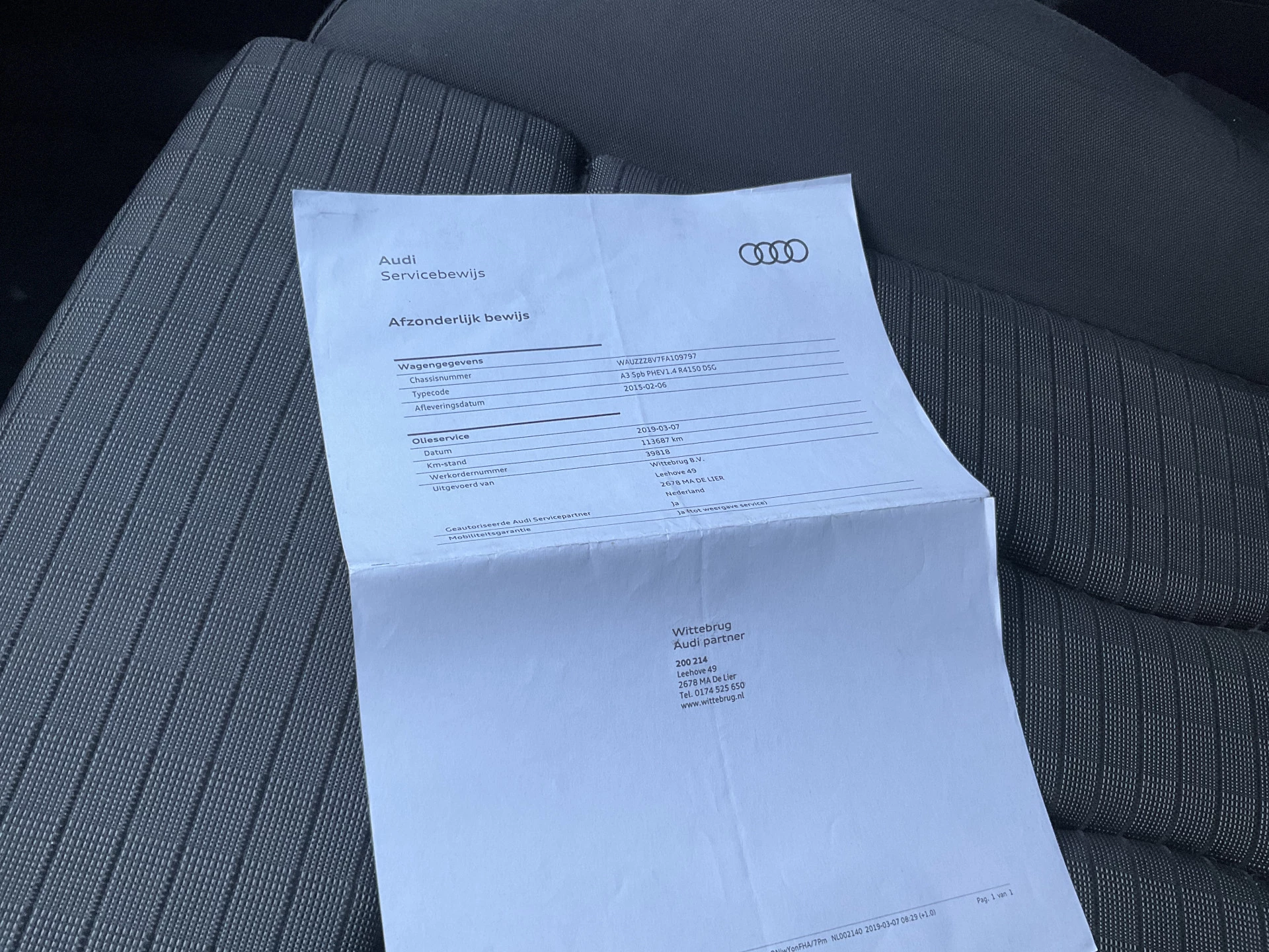 Hoofdafbeelding Audi A3