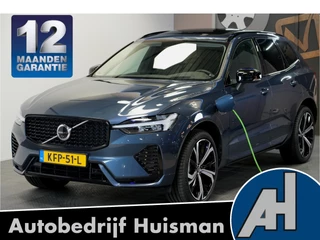 Volvo XC60 2.0 T6 AWD 293kW/399pk Aut8 Plug-in hybrid Ultra Dark PANORAMADAK + HARMAN/KARDON + EL.TREKHAAK + ADAPT.CRUISE + HEAD-UP + STOELVERWARMING V&A + STUURVERWARMING + GOOGLE DASH + 360 CAMERA + BLIS + CTA + PARKSENSOREN + 21" LM-VELGEN!!