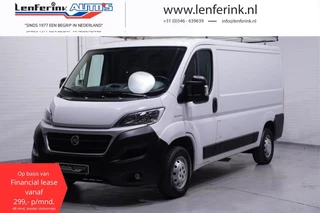 Fiat Ducato 2.3 MultiJet 130 pk L2H1 Navi, va 299 p/mnd Airco ECC, Imperiaal, Trekhaak, Cruise Control, PDC achter, 1e Eigenaar, NAP, 3-Zits