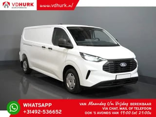 Ford Transit Custom 2.0 TDCI 136 pk L2 5 jaar/ 200.000km GARANTIE!/ 2.7T Trekverm./ Laadruimte pakket/ LED/ Climate/ Verw.Voorruit/ Carplay/ Camera/ PDC/ Cruise