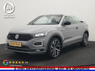 Volkswagen T-Roc Cabrio 1.5 TSI 2 x R-Line 150pk DSG Dealer O.H | Valcona Lederen Sportstoelen | Adaptive Cruise | Trekhaak Afn. | Beats Audio | IQ Drive | 19"L.M | Camera | Stuurverwarming |  Keyless | Matrix LED |