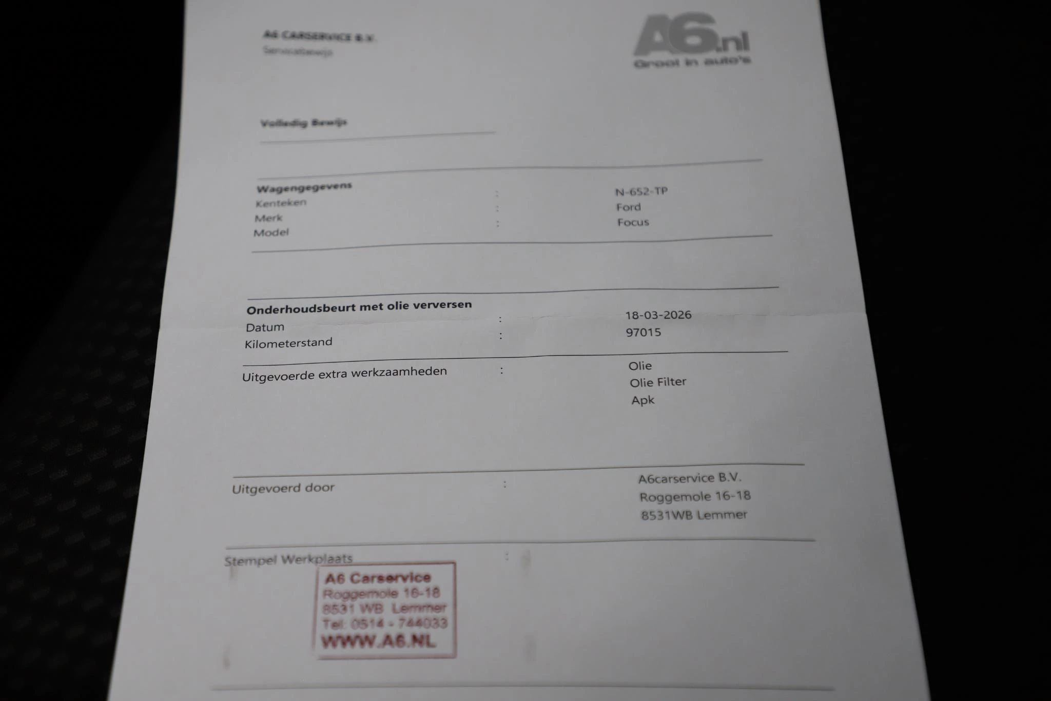 Hoofdafbeelding Ford Focus